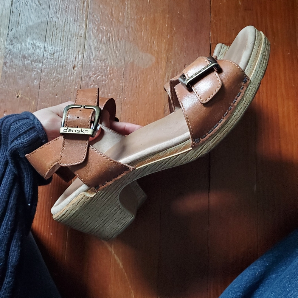 Dansko Boho Brown Strapped Sandal